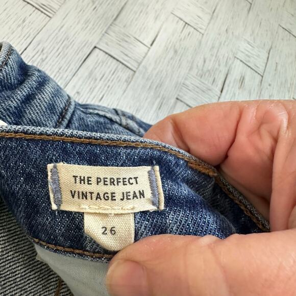 Madewell Womens Jeans The Perfect Vintage Jean Medium wash TradMom Casual - Picture 5 of 12